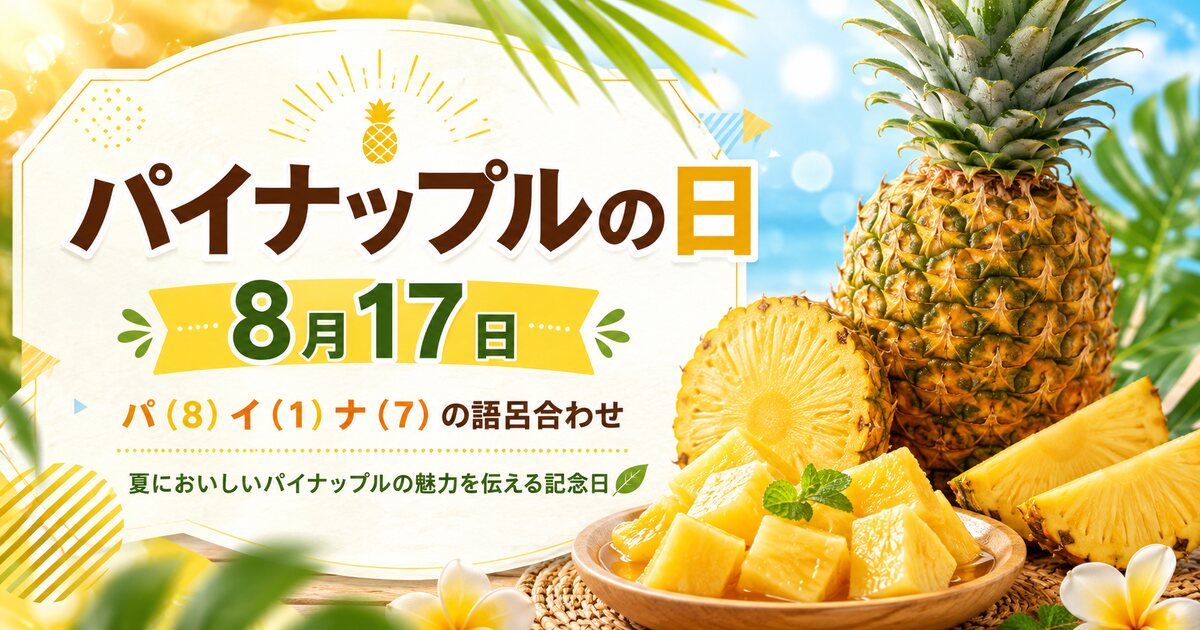 パイナップルの日のイメージ画像