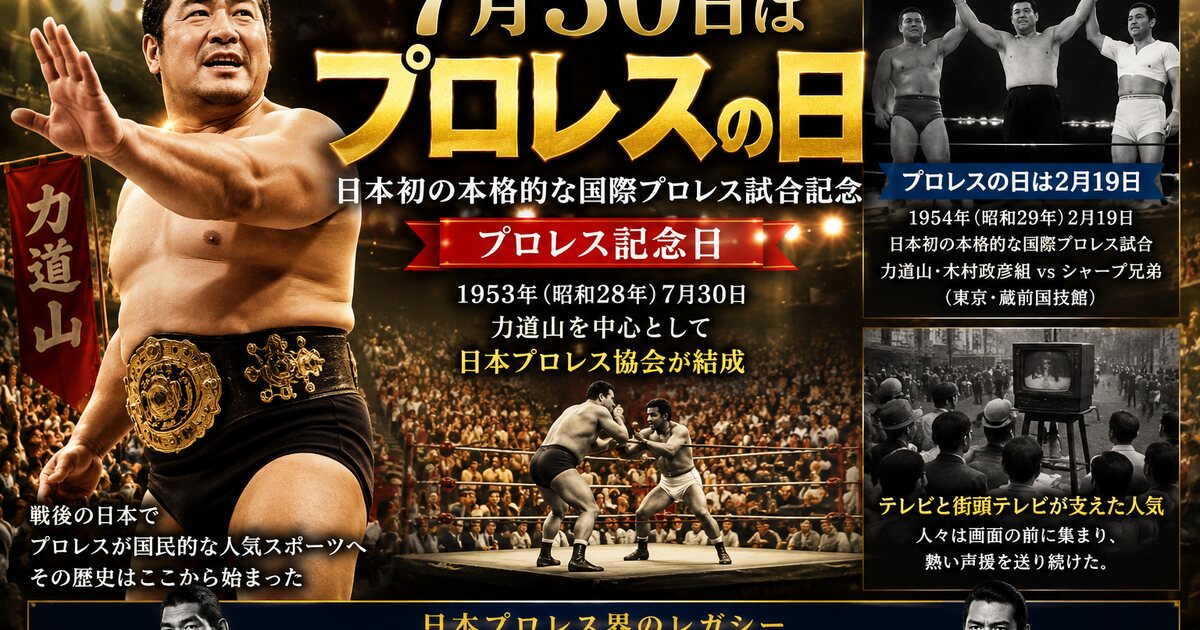 プロレスの日のイメージ画像