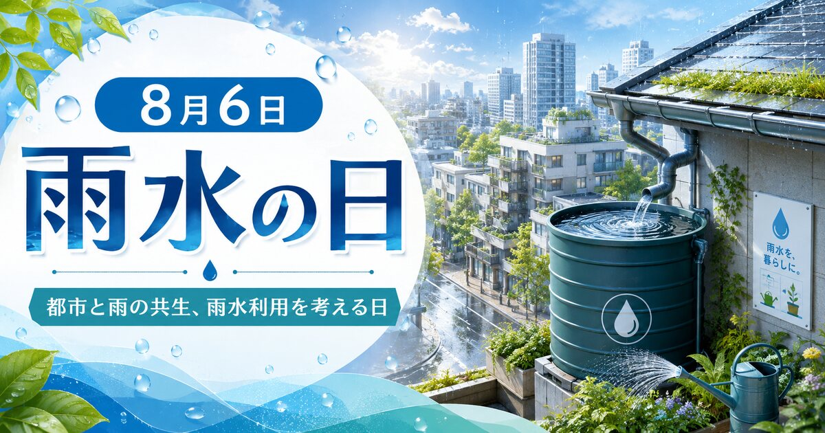 雨水の日のイメージ画像