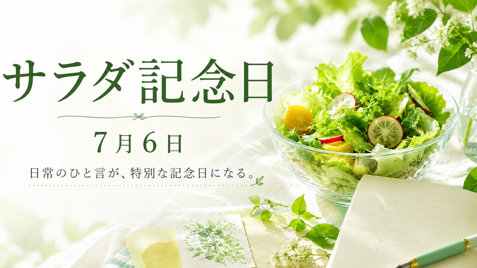 サラダ記念日のイメージ画像