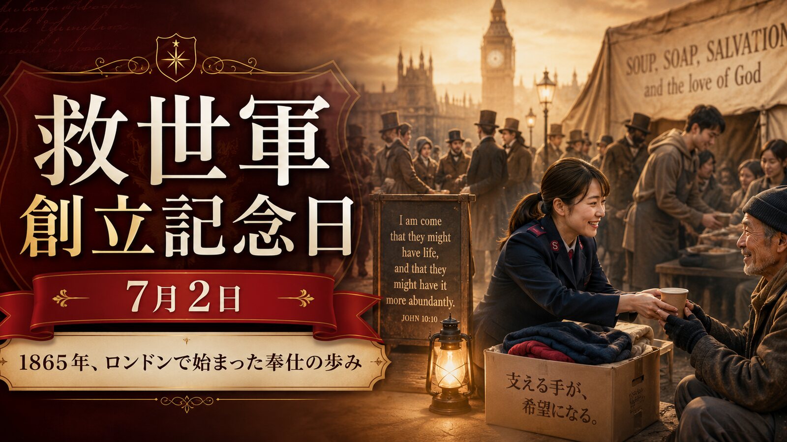 救世軍創立記念日のイメージ画像