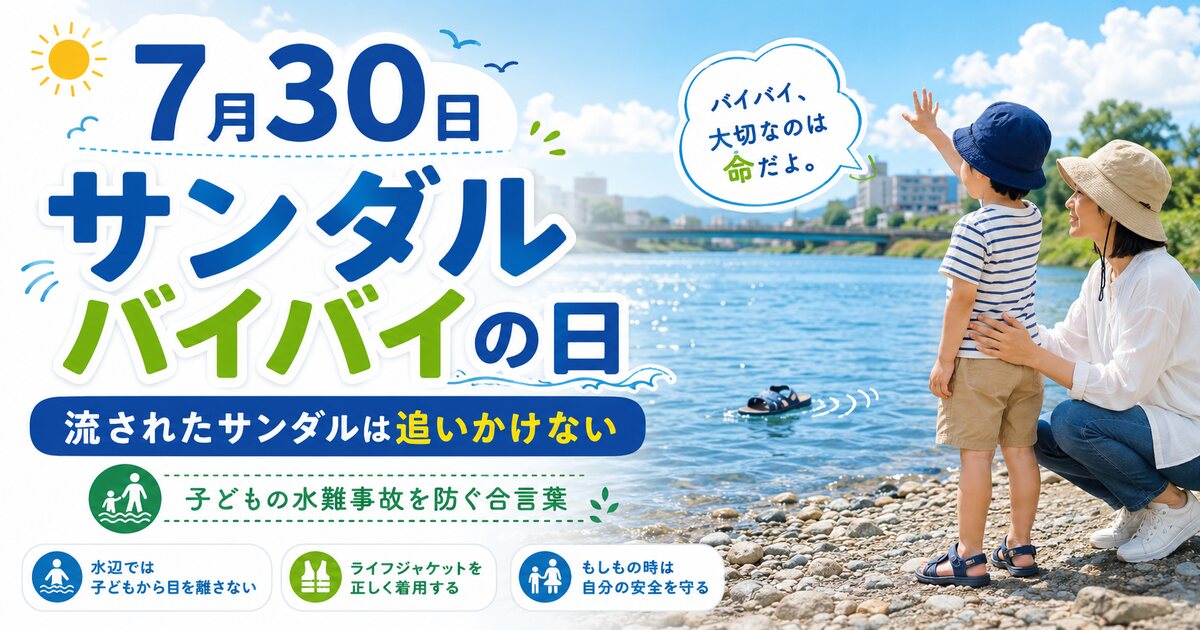 サンダルバイバイの日のイメージ画像