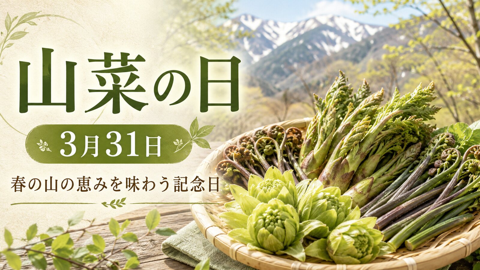 山菜の日のイメージ画像