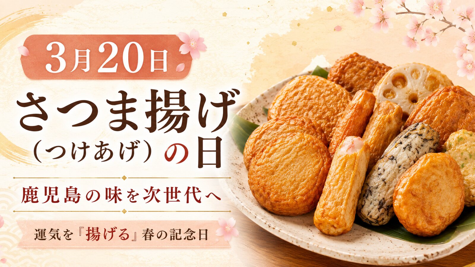 さつま揚げ(つけあげ)の日のイメージ画像