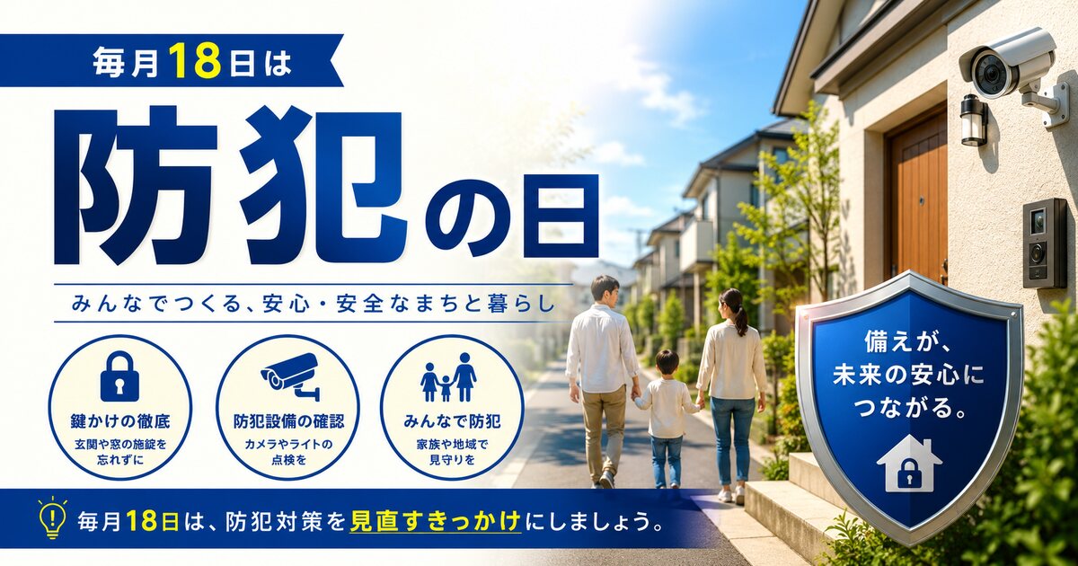防犯の日のイメージ画像