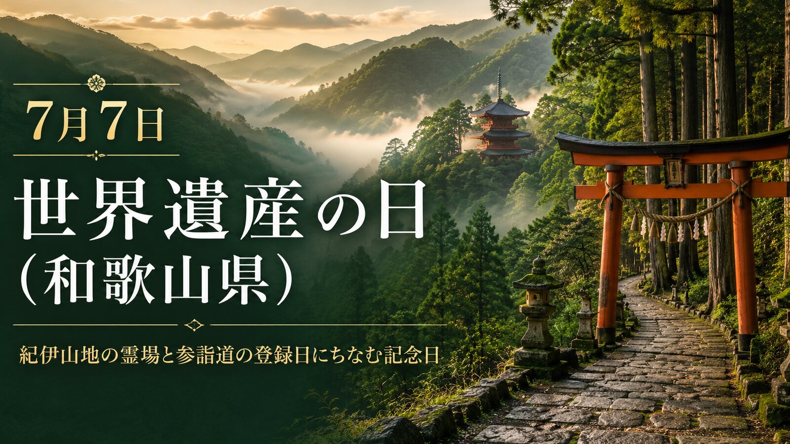 世界遺産の日(和歌山県)のイメージ画像