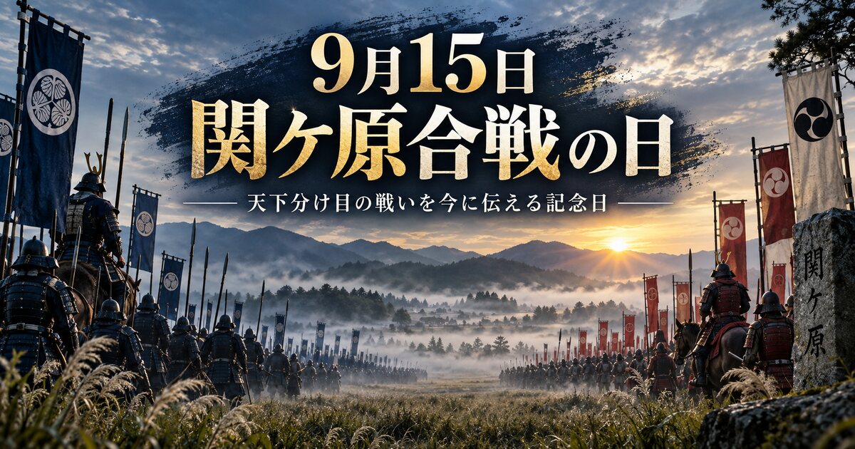 関ケ原合戦の日のイメージ画像