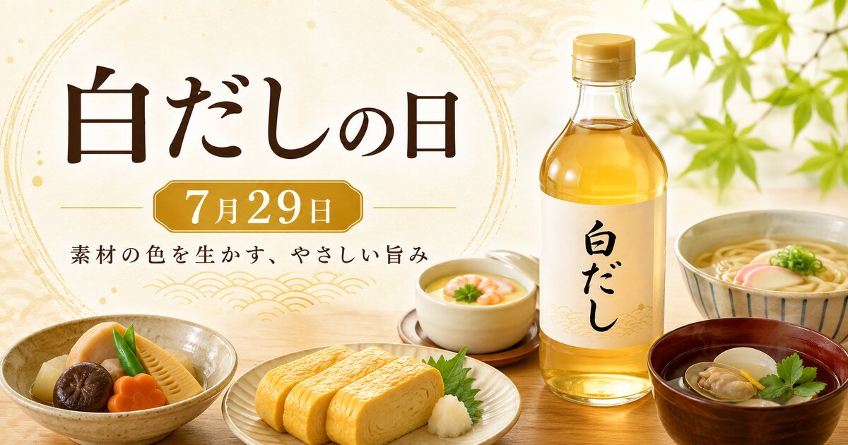 白だしの日のイメージ画像
