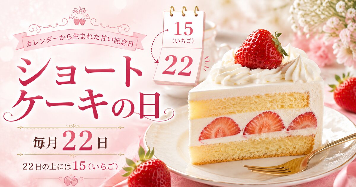 ショートケーキの日のイメージ画像