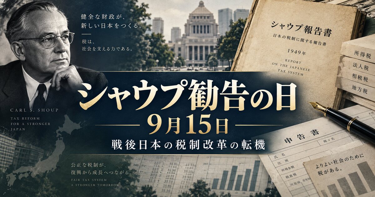 シャウプ勧告の日のイメージ画像