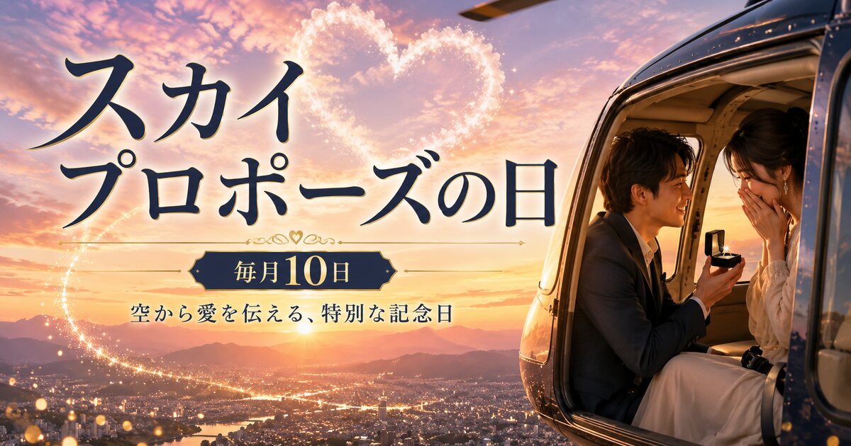 スカイプロポーズの日のイメージ画像