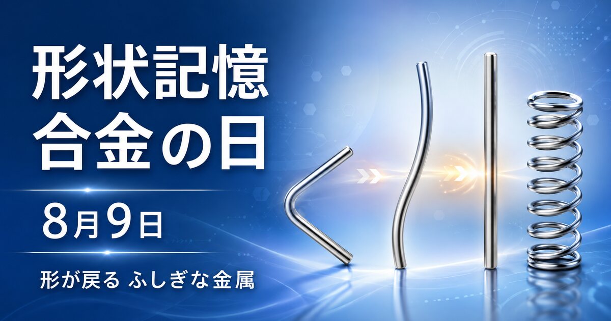 形状記憶合金の日のイメージ画像