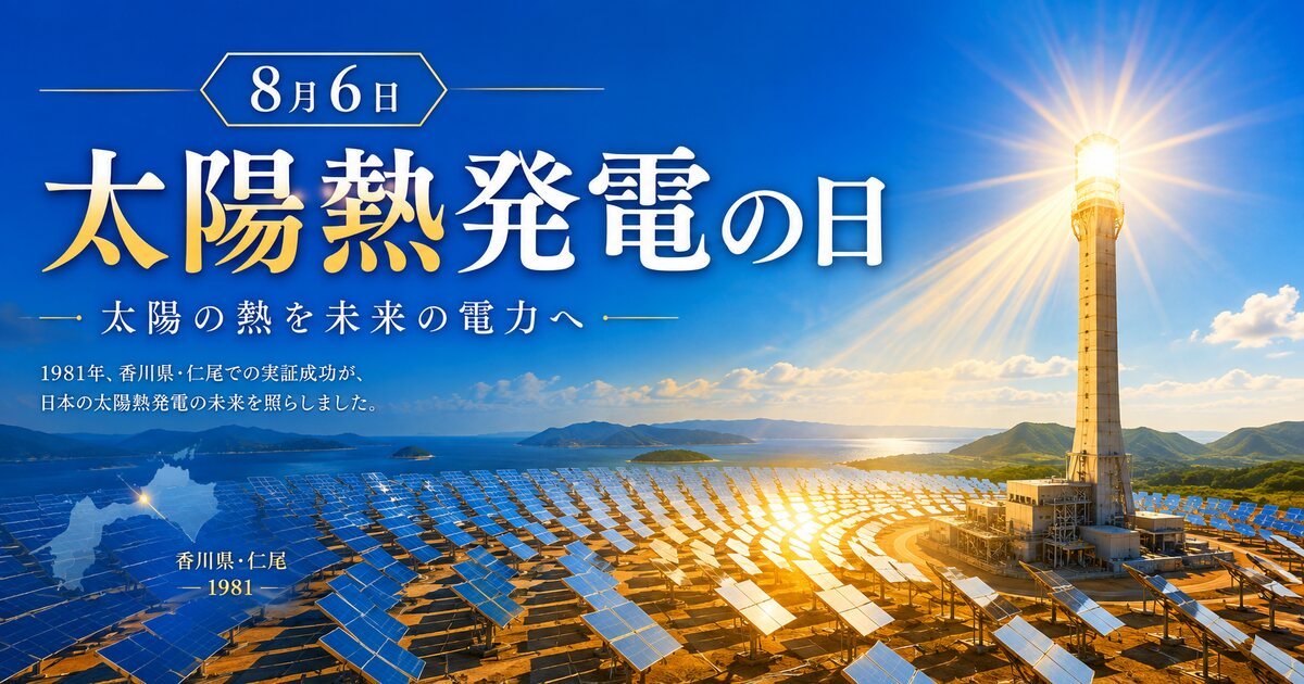 太陽熱発電の日のイメージ画像