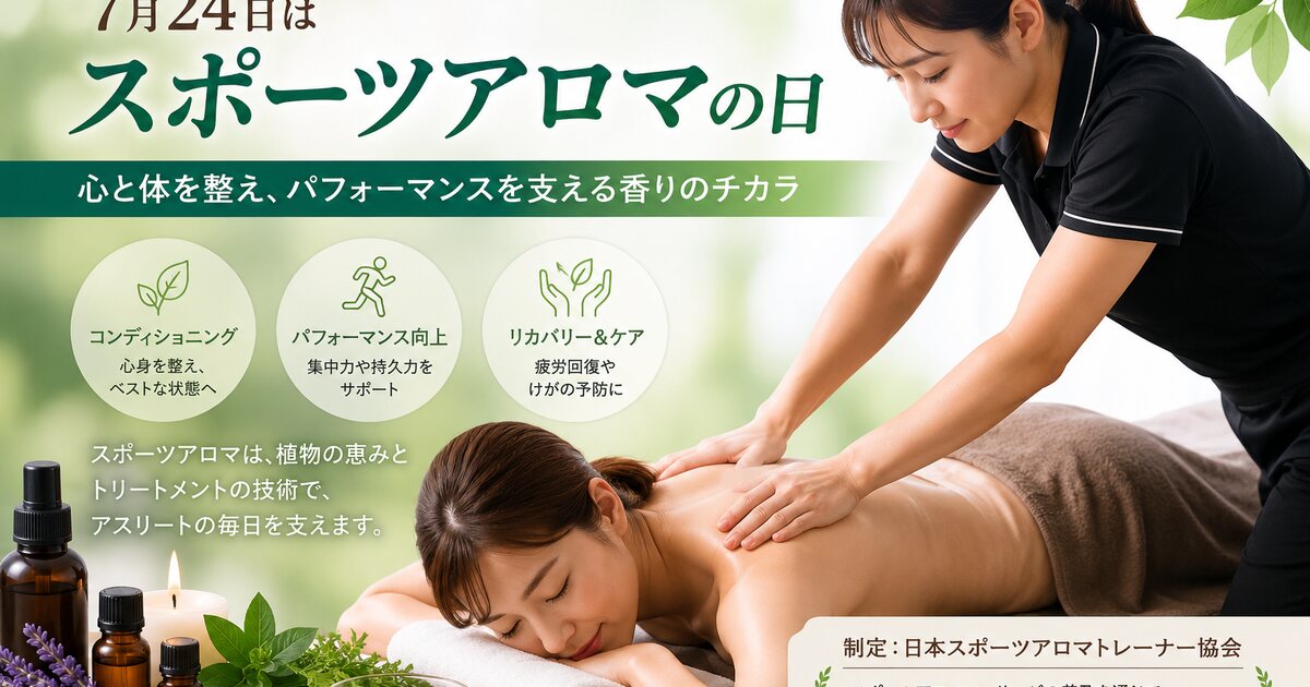 スポーツアロマの日のイメージ画像