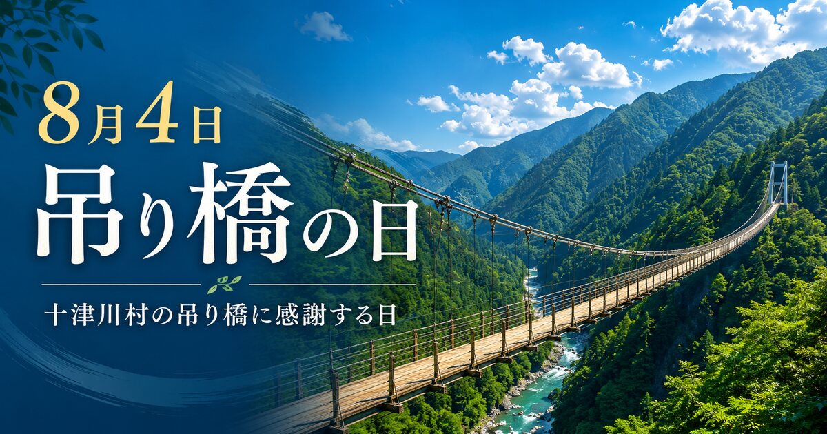 吊り橋の日のイメージ画像