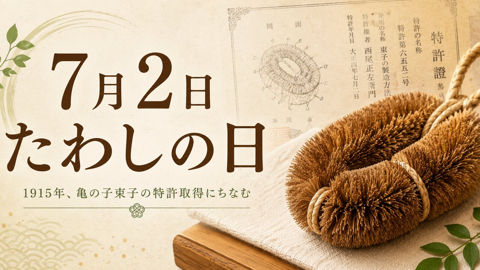 たわしの日のイメージ画像