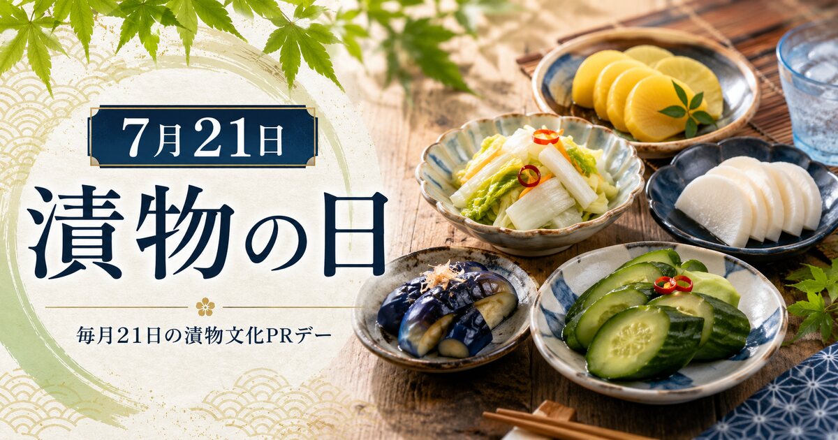 漬物の日のイメージ画像
