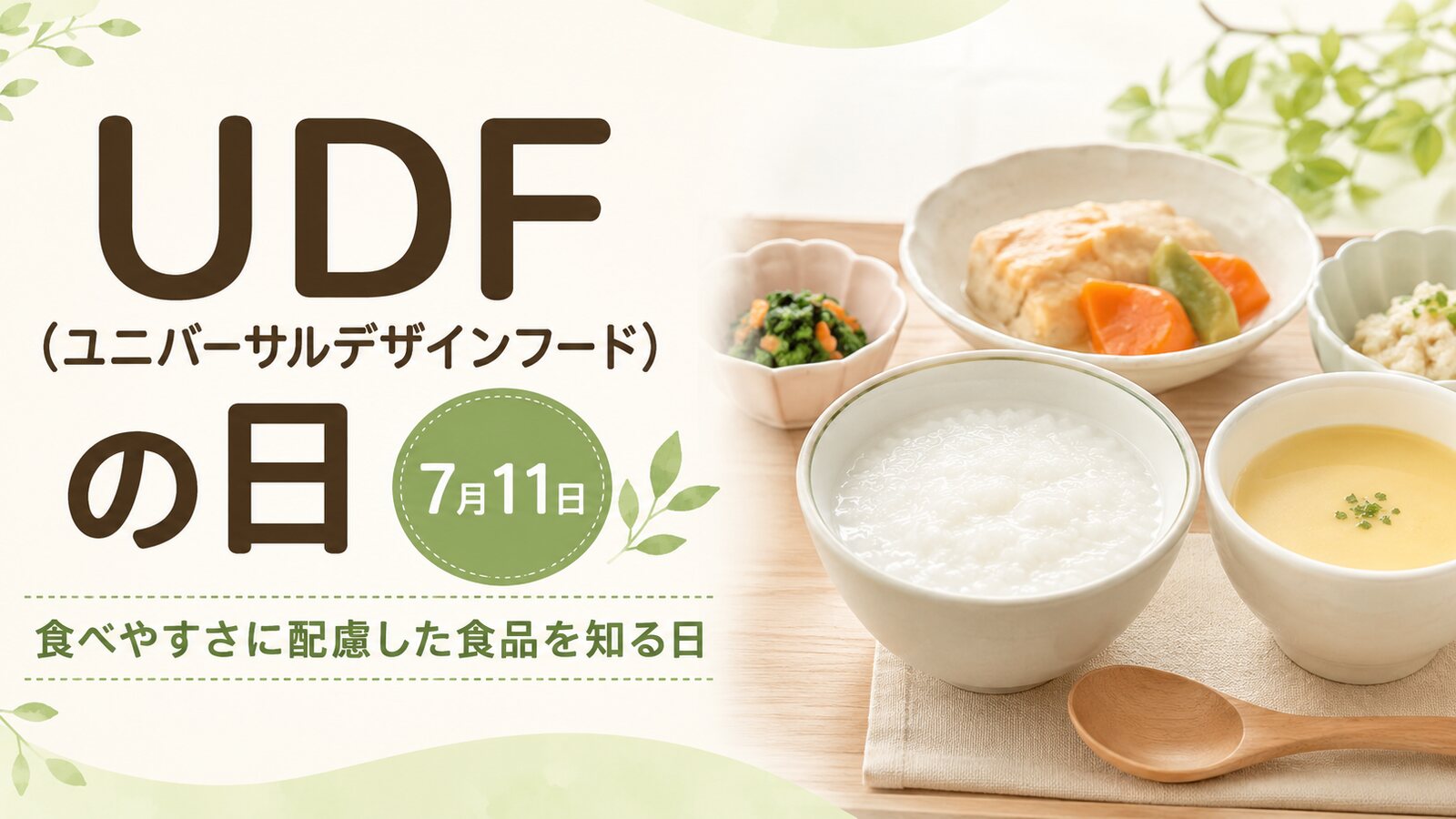 UDF(ユニバーサルデザインフード)の日のイメージ画像