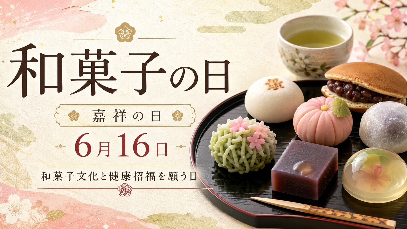 和菓子の日(嘉祥の日)のイメージ画像