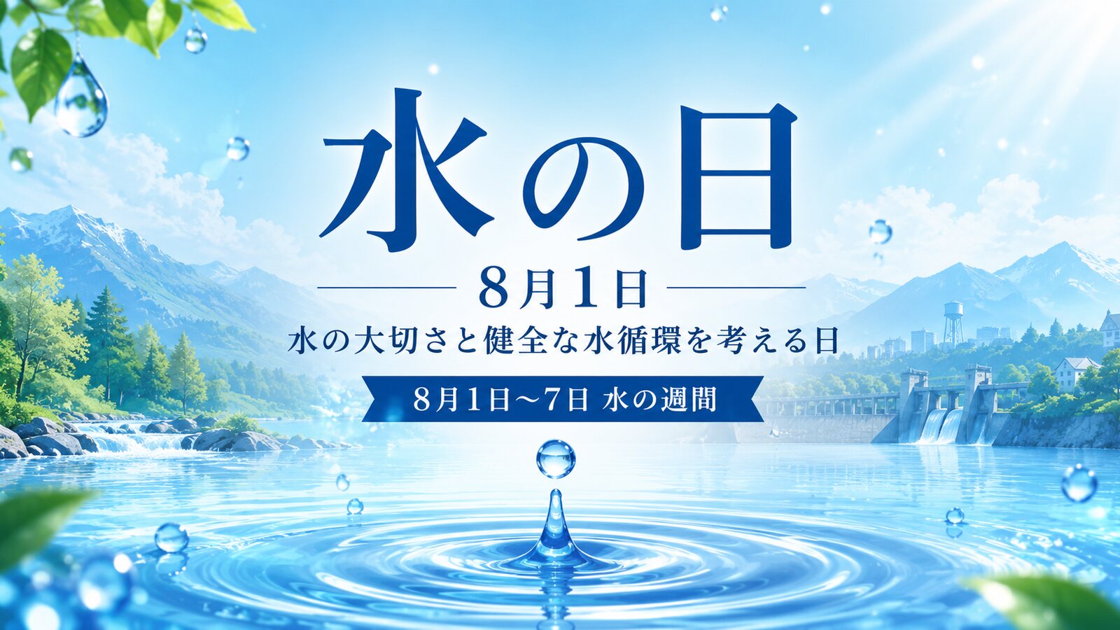水の日のイメージ画像