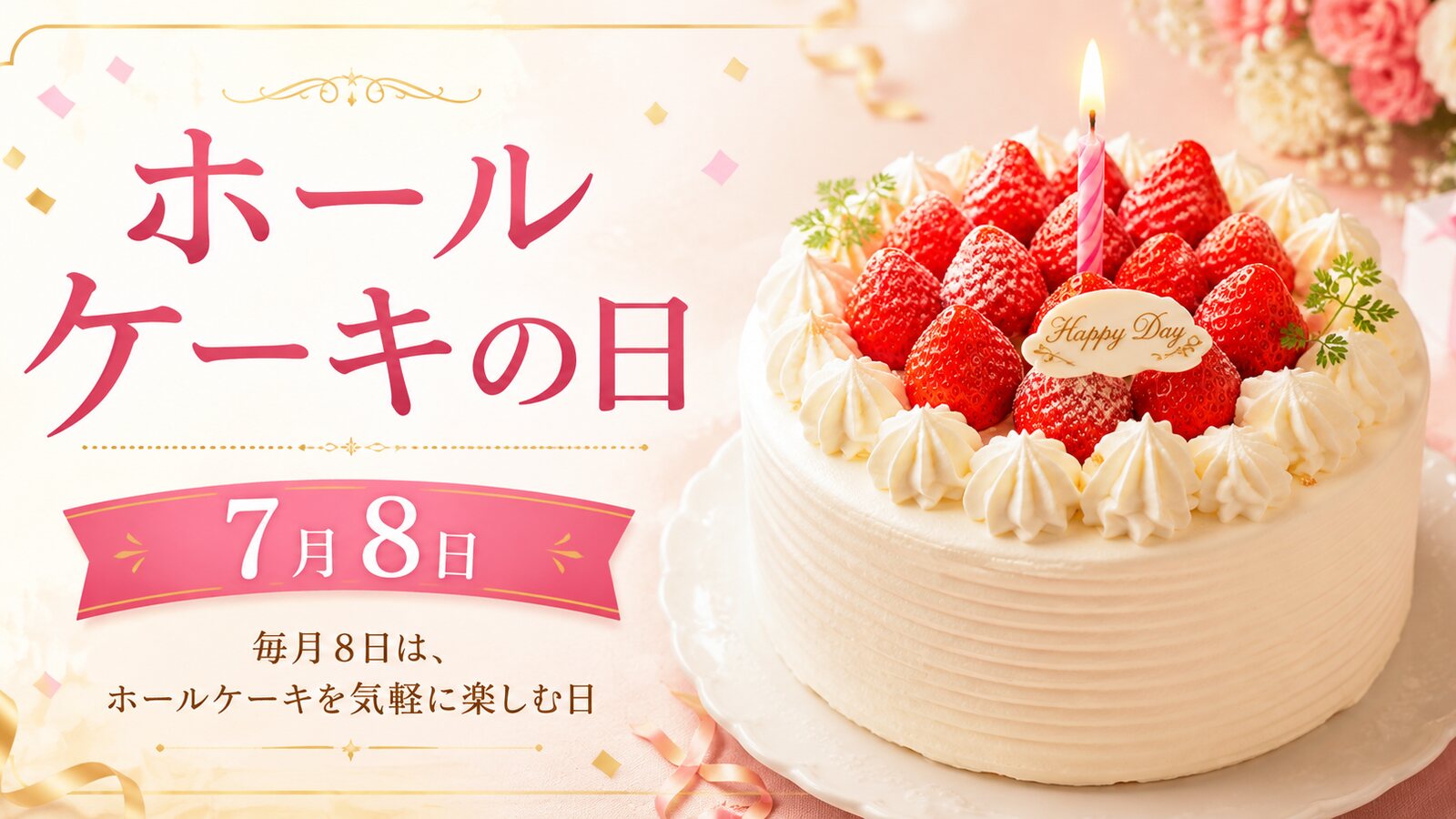 ホールケーキの日のイメージ画像