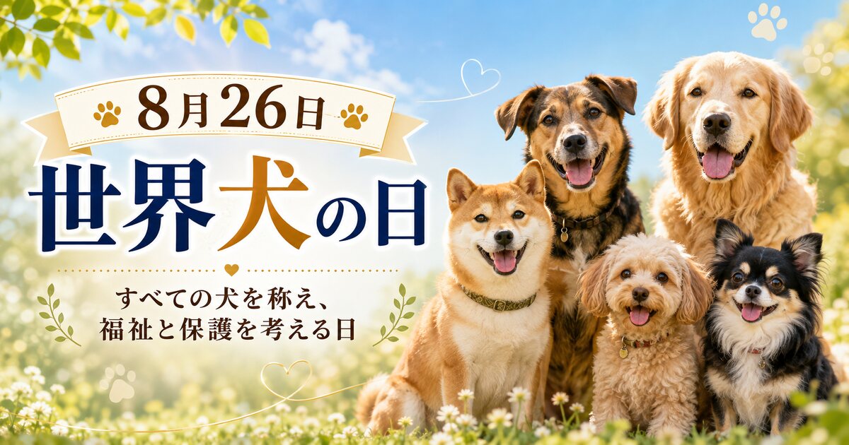 世界犬の日のイメージ画像