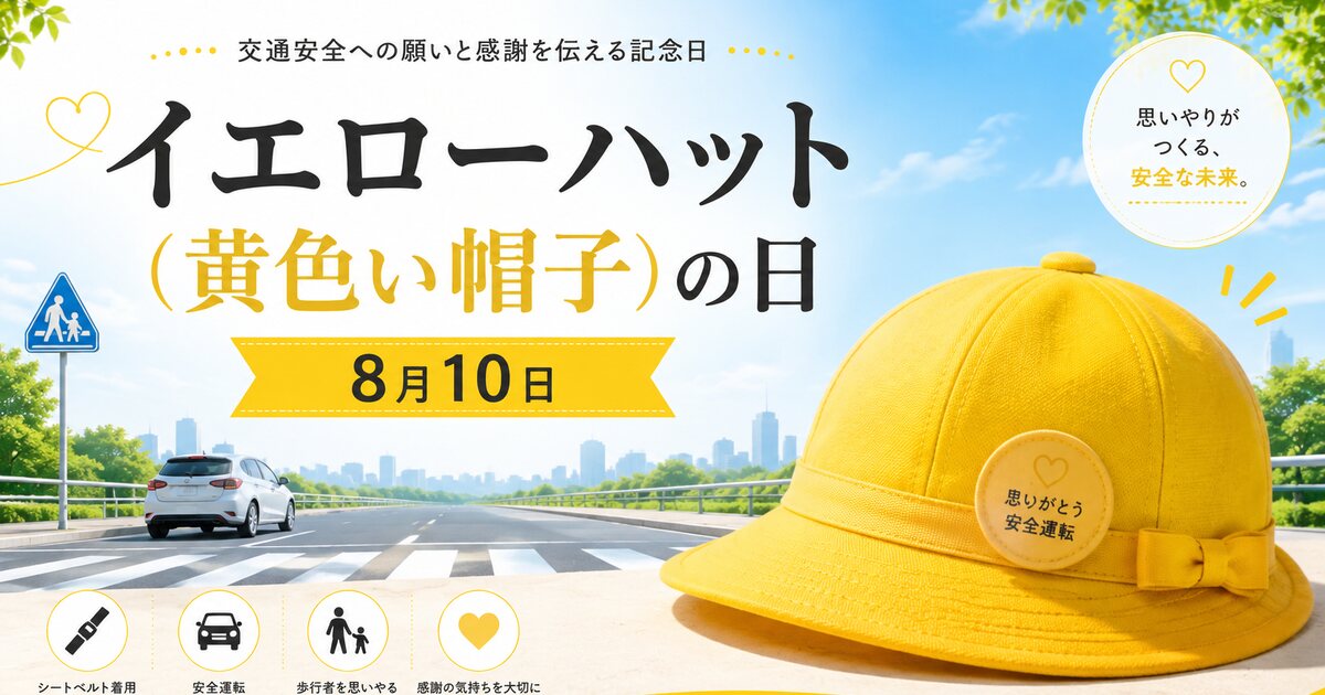 イエローハット（黄色い帽子）の日のイメージ画像
